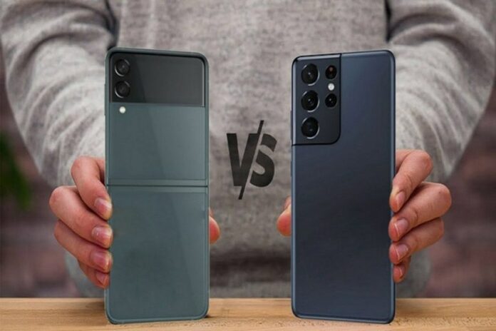 So sánh Samsung S22 Ultra và Z Flip 3: Mua điện thoại nào?