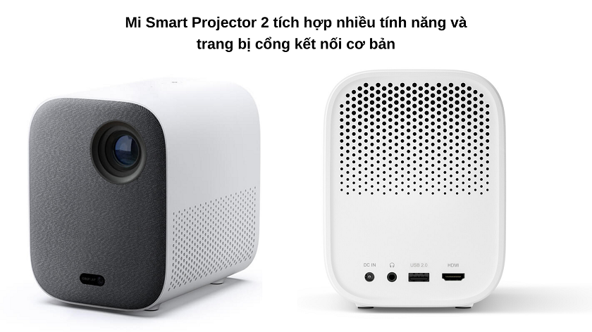 Máy chiếu bỏ túi Xiaomi Mi Smart Projector 2 kết nối đa năng