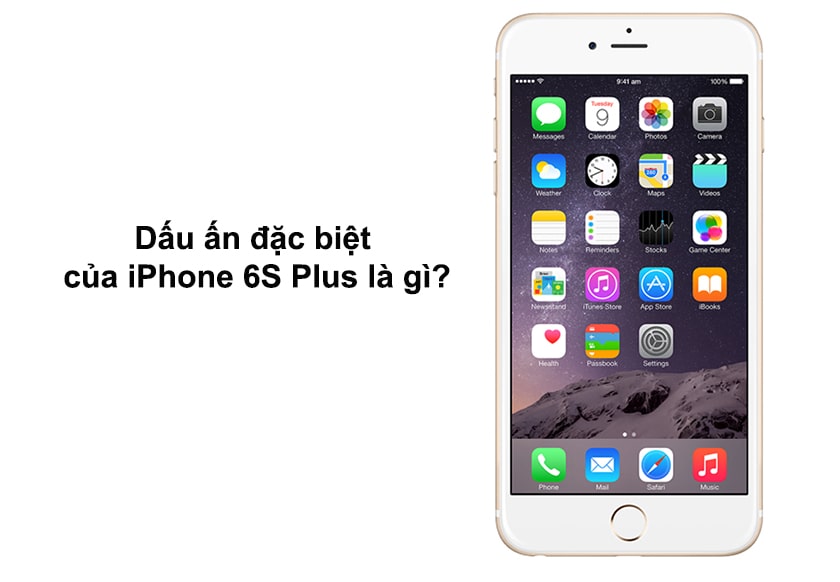 Dấu ấn đặc biệt của iPhone 6S Plus là gì?