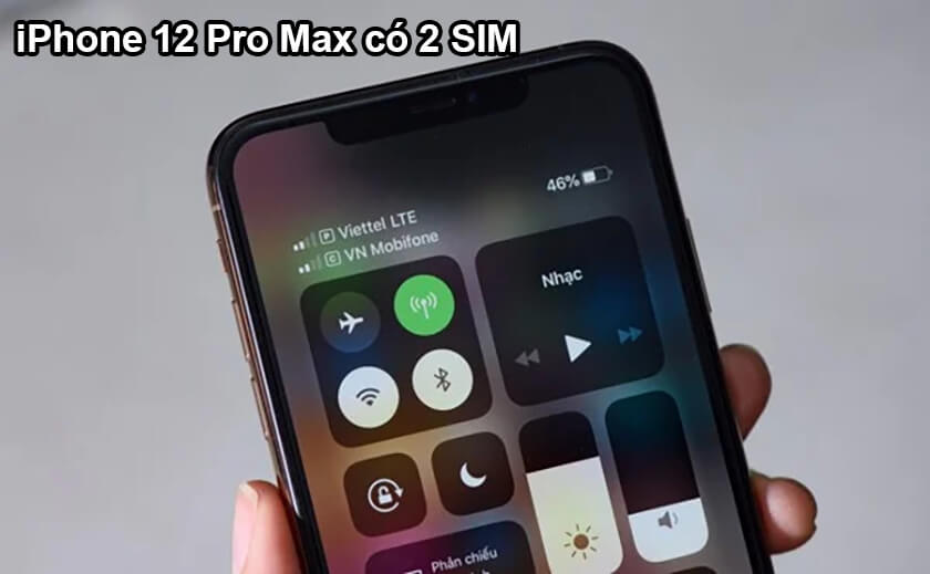 Điện thoại iPhone 12 Pro Max có mấy SIM?