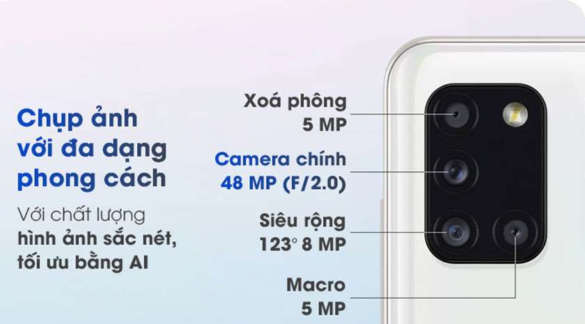 Điện thoại Samsung Galaxy A31