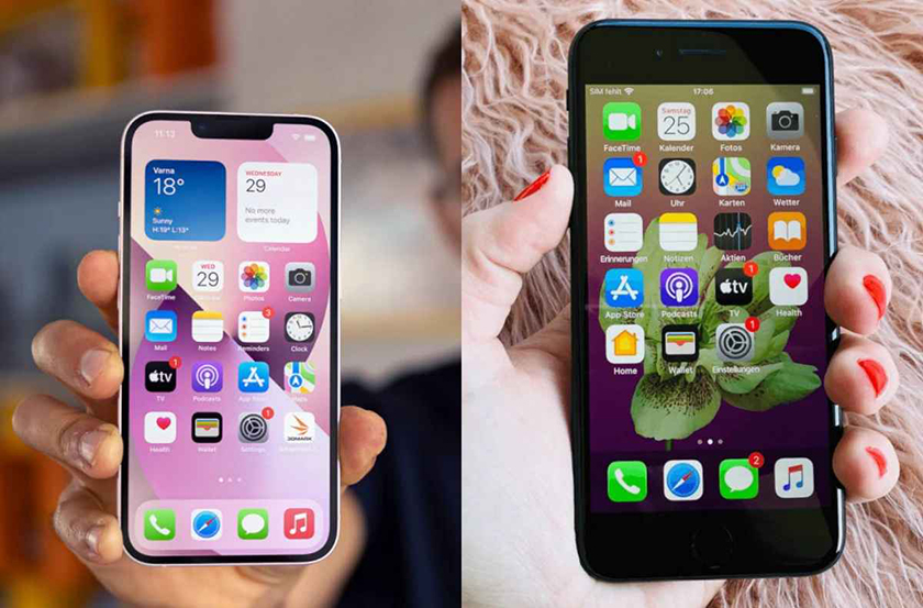 So sánh iPhone SE 2022 và 13 mini về màn hình