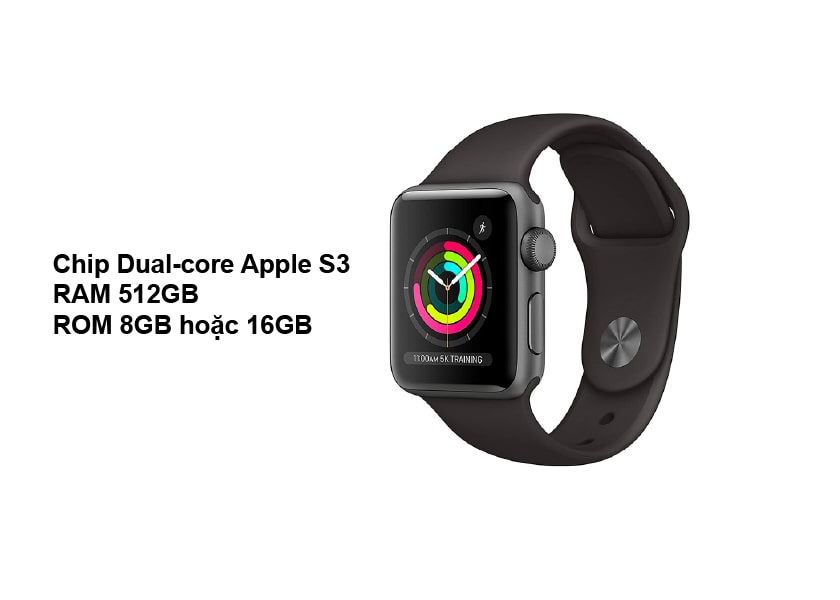 Cấu hình đồng hồ apple watch s3