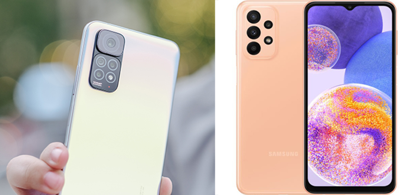 So sánh camera Samsung A23 vs Redmi Note 11S
