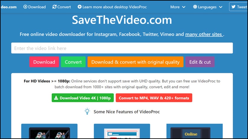 Cách tải video Youtube về máy tính bằng Savethevideo