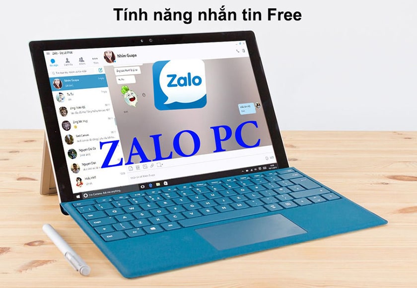 Trên Zalo Pc sở hữu nhiều tính năng nhắn tin Free