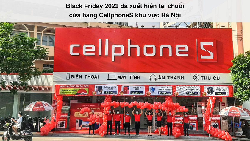 các cửa hàng giảm giá Black Friday khu vực Hà Nội