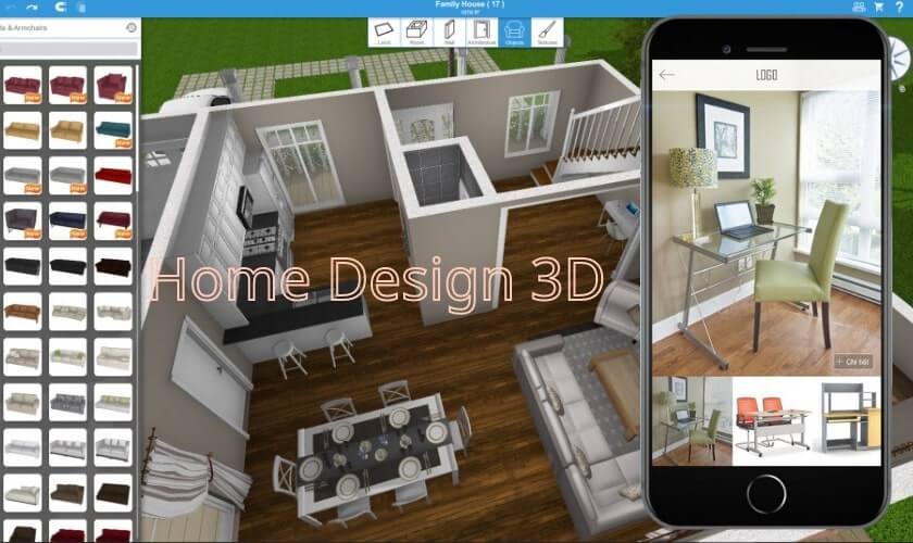 phần mềm home design vẽ 3d trên điện thoại