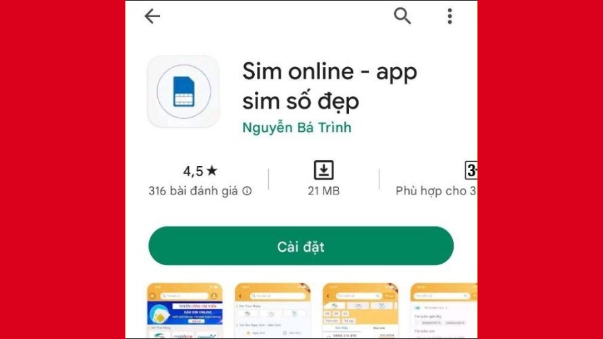 Sim Online - App sim số đẹp