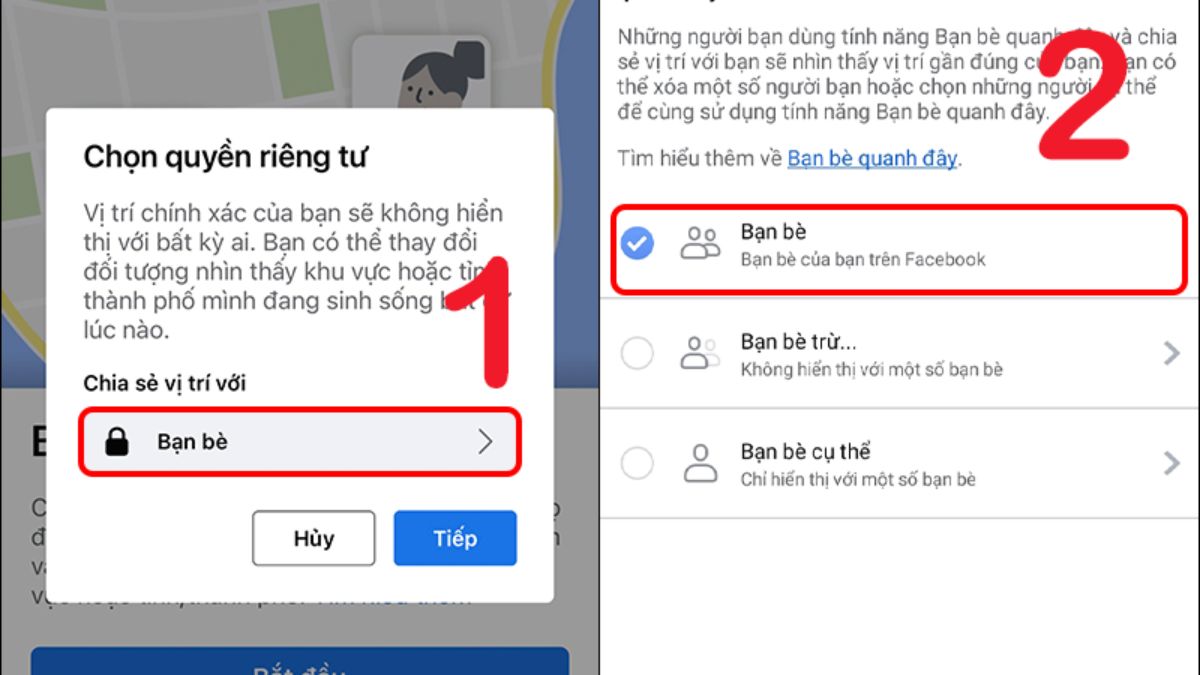 Một số lưu ý khi tìm vị trí Facebook của người khác