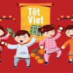 Background Tết chủ đề gia đình Việt