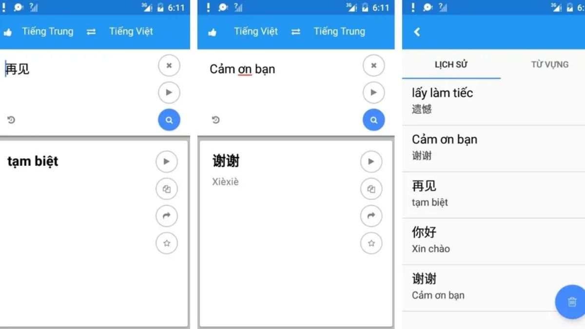 Việt Trung Quốc dịch - Ứng dụng dịch tiếng Trung