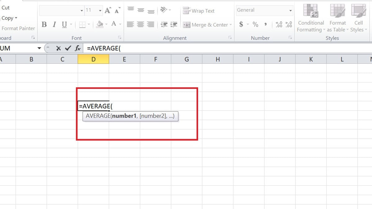 Hàm AVERAGE trong Excel là gì? Công thức thế nào?
