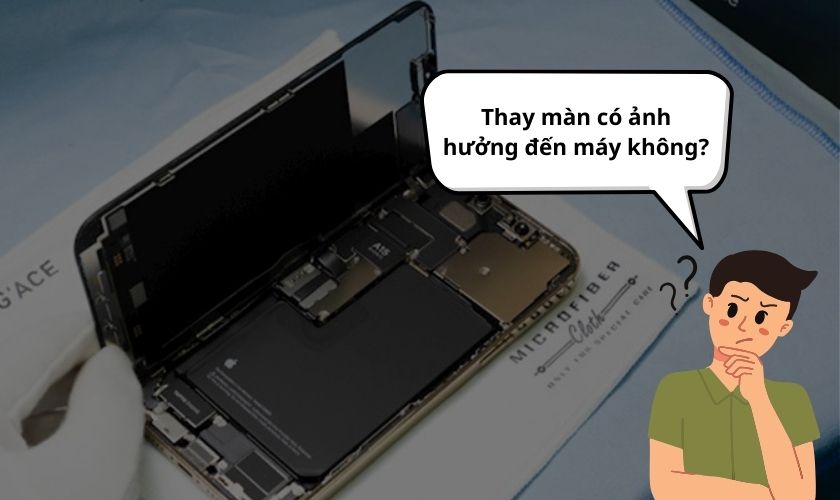 Thay màn hình iPhone 14 có làm giảm chất lượng máy không? 