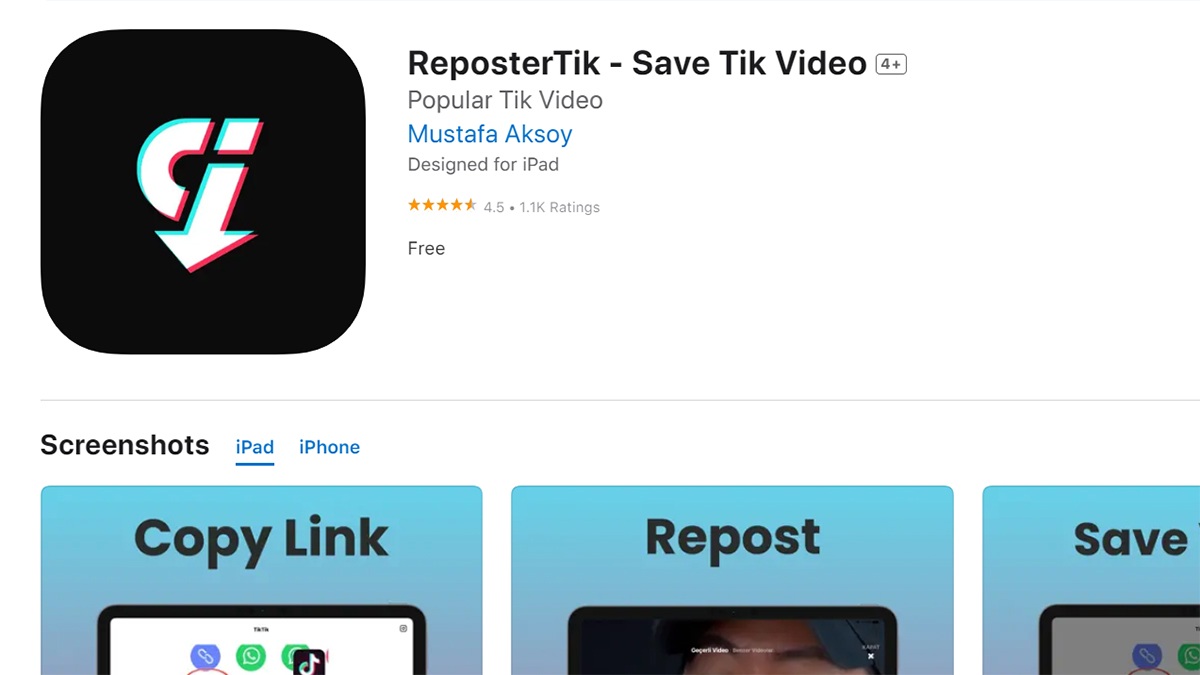 Xóa logo của TikTok trên video sử dụng ResposterTik