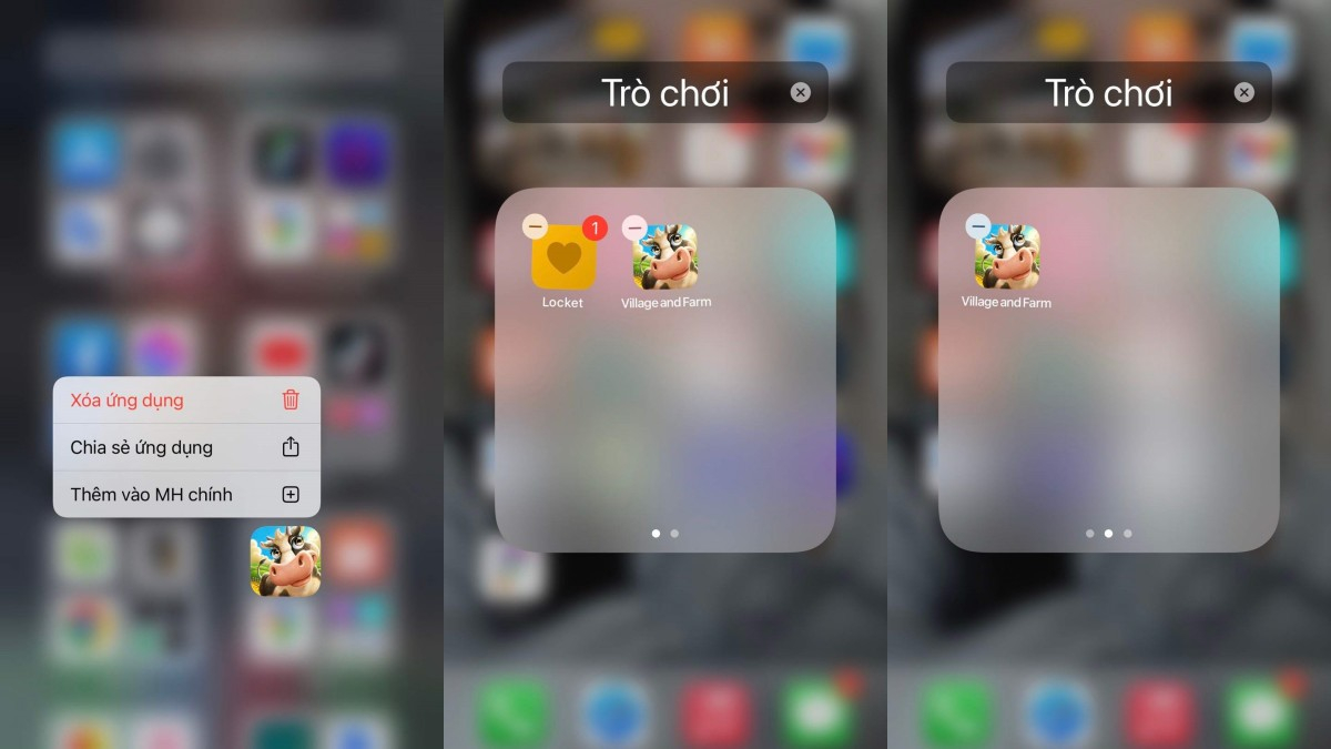 Tạo thư mục để ẩn app