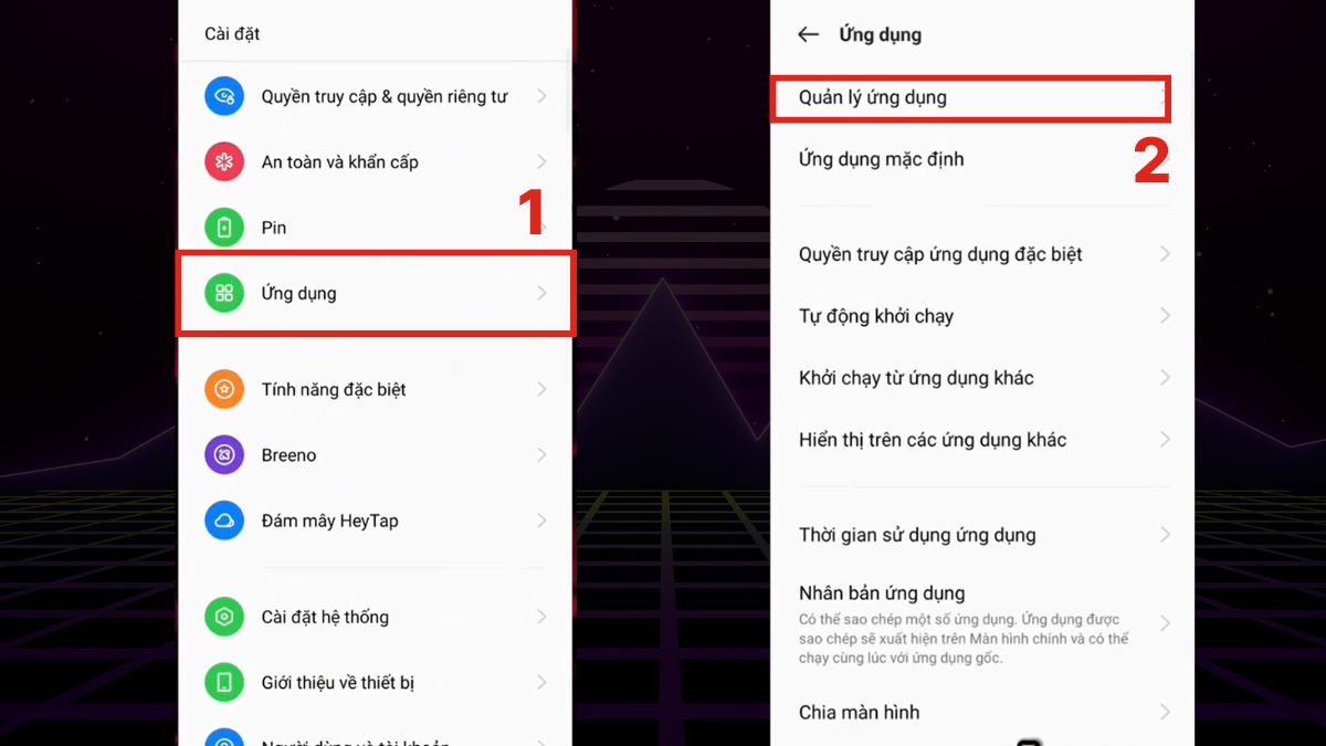 Xoá ứng dụng lạ