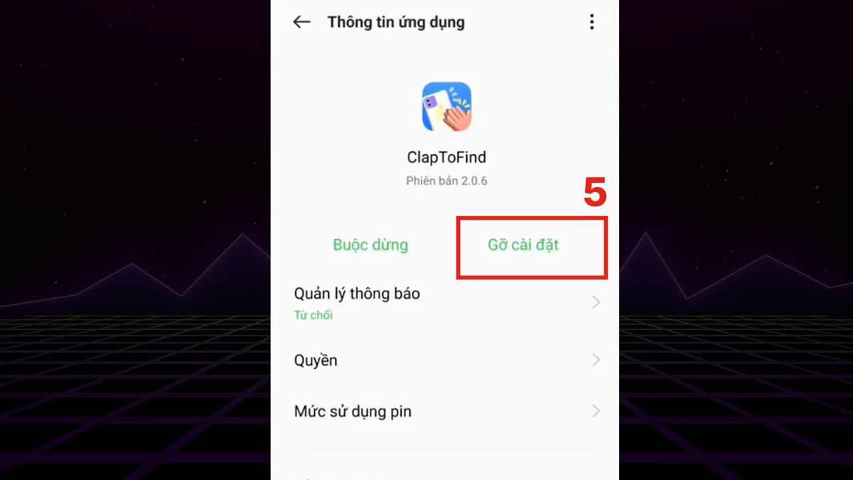 Tìm và gỡ ứng dụng lạ