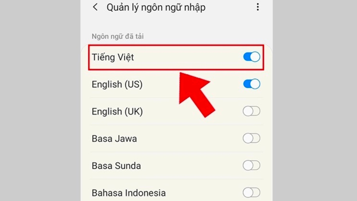 tùy chỉnh tiếng việt cho bàn phím