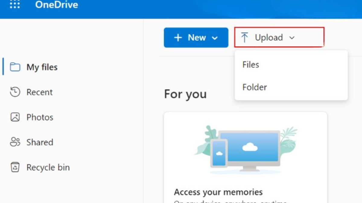 Hướng dẫn chuyển dữ liệu từ Android qua iPhone bằng OneDrive