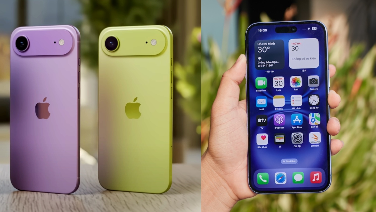 So sánh iPhone Air vs iPhone 16 Plus về hiệu năng